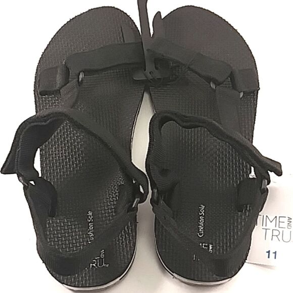 Sandals Women's Hiking Fully Adjustable Fit Hook and Loop Closure Black size 11 - Picture 2 of 10